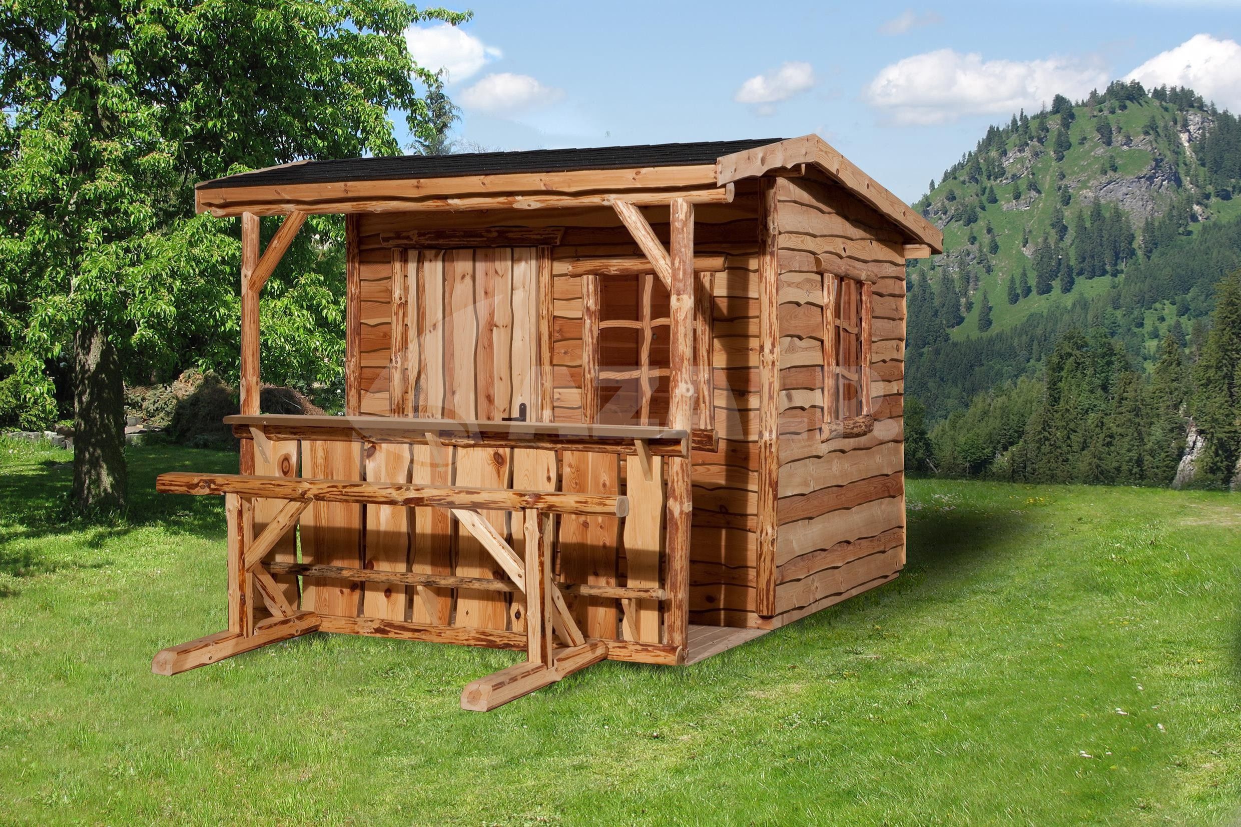 Weka Gartenhaus 820 Gr. 1 mit Bar Kaufen bei Azalp.de