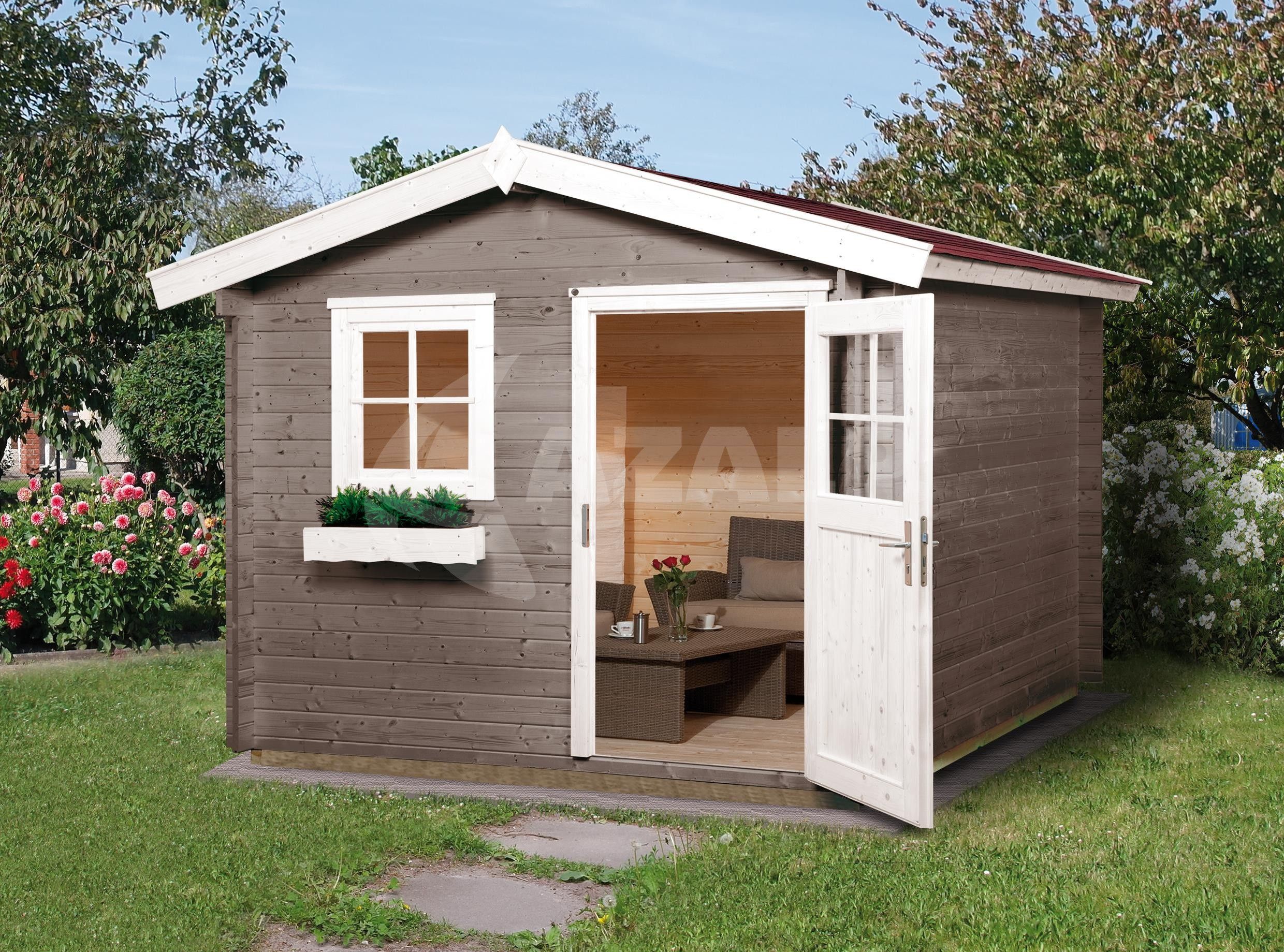 Weka Gartenhaus Premium28 FT Gr. 1 250cm Kaufen bei Azalp.de