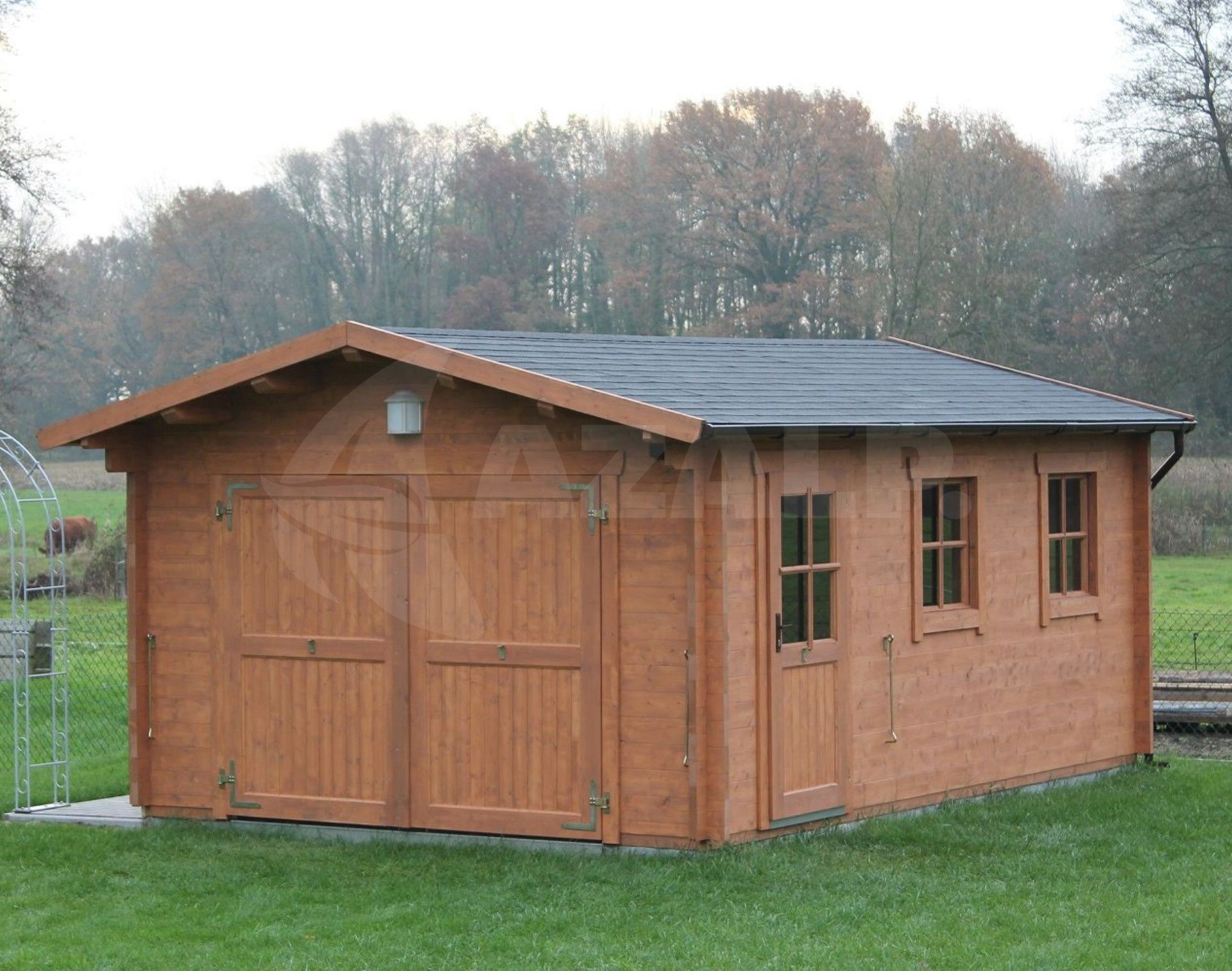 Azalp Garage Thijs 380x800 cm, 45 mm Kaufen bei Azalp.de