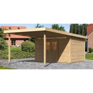 Foto van Woodfeeling Marchin 5, voorluifel 320 cm
