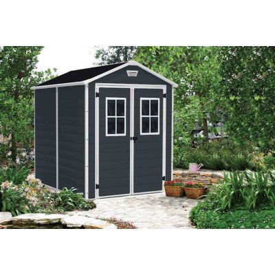 Keter 17202482 Kunststoff Gartenhaus Manor 68 (6x8DD ...