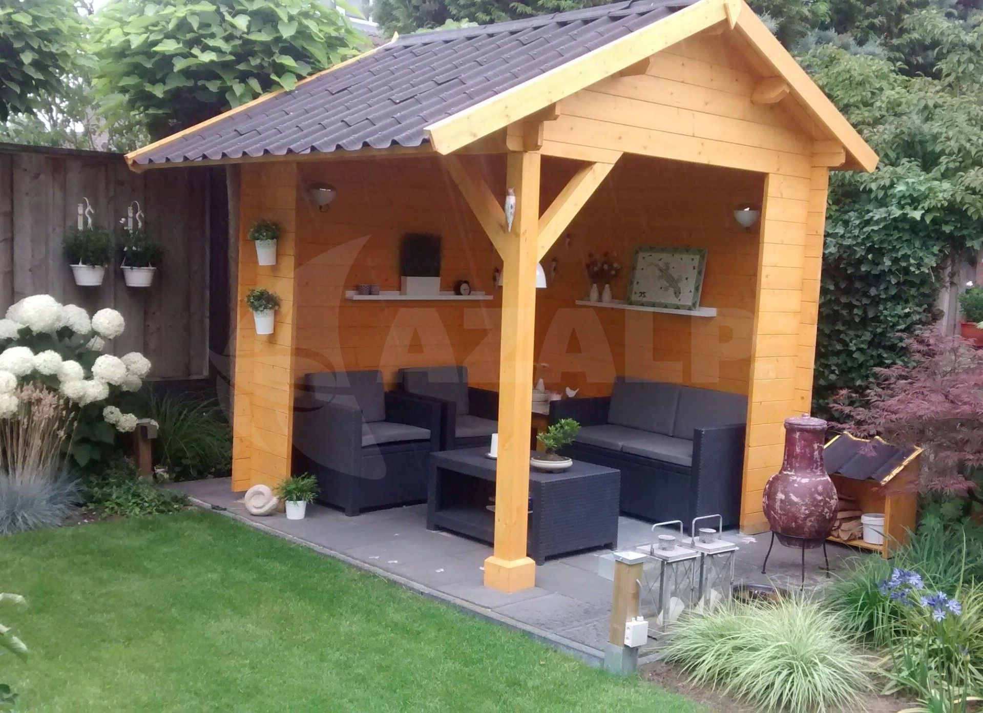 Azalp Laube Bjorn 250x250 cm, 30 mm kaufen bei Azalp.de