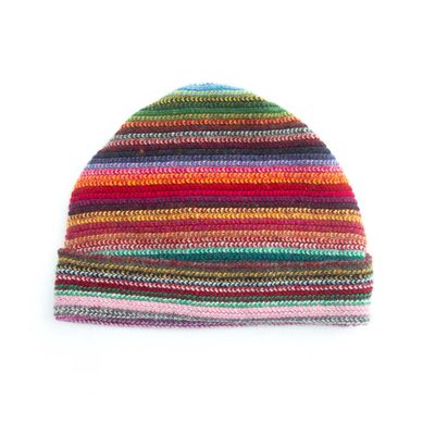 The Scarf Company Muts Multi Cerise Foto van The Scarf Company Muts Multi Cerise