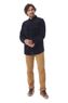 Mousqueton Kermelo Overshirt – Grove Rib met Dubbele Borstzak Marine
