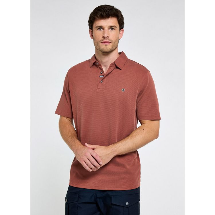 Dubarry Gilligan Heren Tencel™ Modal Poloshirt - Rust Dubarry Gilligan Heren Tencel™ Modal Poloshirt - Rust