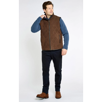 Dubarry Bellamont Heren Suède Gilet - Walnut