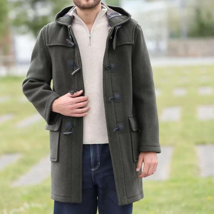 London Tradition Duffle Coat Martin Seaweed London Tradition Duffle Coat Martin Seaweed