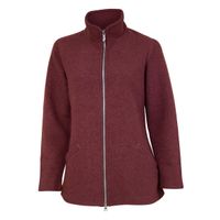 Ivanhoe Brodal Long Gekookte Wollen Vest Ruby Wine