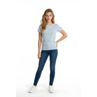 Saint James Etrille II Bretonse Streep Shirt nuance/neige