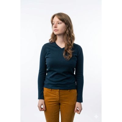 Foto van William Lockie Carmen V-hals groen