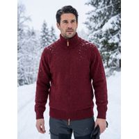 William Lockie Plain Vest Red Velvet