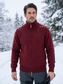 William Lockie Plain Vest Red Velvet
