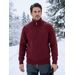 William Lockie Plain Vest Red Velvet