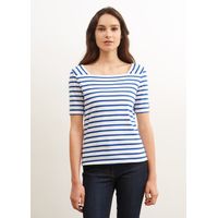 Saint James Pleneuf katoen neige/gitane