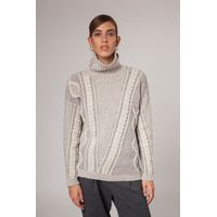 Fisherman out of Ireland Mock Neck Aran