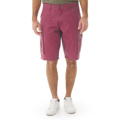 Foto van Mousqueton Donan Cargo Short – Robuuste Canvas Korte Broek Brique