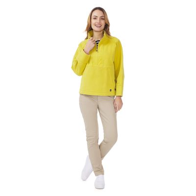 Mousqueton Yelli Smock Zip Neck- Miel Foto van Mousqueton Yelli Smock Zip Neck- Miel