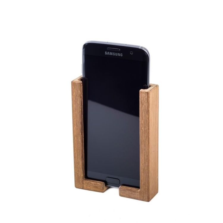 Universele telefoonhouder Teak
