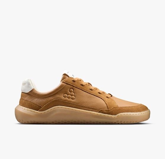 Vivobarefoot Gobi II Sneaker Premium Leer Heren- Tan