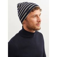 Saint James Bonnets Rayes volwassen marine/ecru