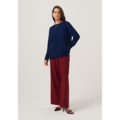 Foto van Merinomink Essential Crew Neck Trui - Possum, Merino & Zijde