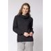 Noble Wilde Polo Neck Sweater Charcoal