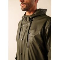 Saint James Helio raincoat- Algue