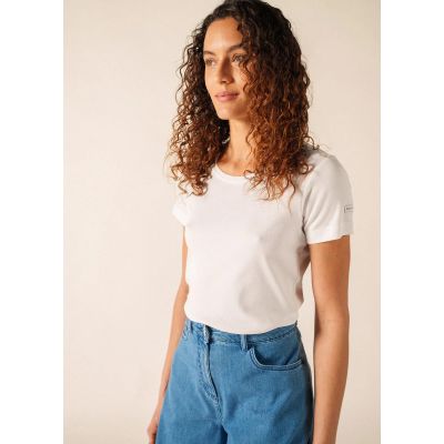 Saint James Ajaccio Shirt wit Foto van Saint James Ajaccio Shirt wit