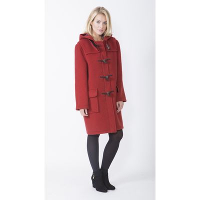 London Tradition Duffle Coat Emily Bright Red Foto van London Tradition Duffle Coat Emily Bright Red