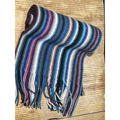 The Scarf Company Sjaal Blue-Mauve Foto van The Scarf Company Sjaal Blue-Mauve