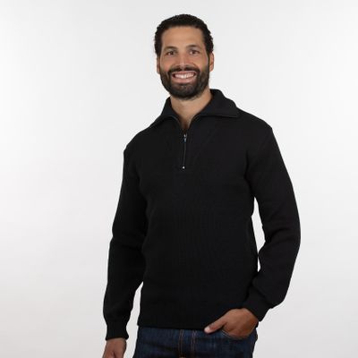 Roosenstein Wolke Friese Schipperstrui Zwart Foto van Roosenstein Wolke Friese Schipperstrui Zwart