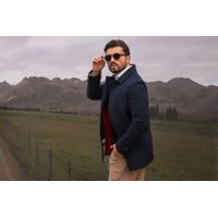 Camplin Overcoat Moon Blauw