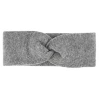 Fiebig Haarband Wol/Kasjmier lichtgrijs