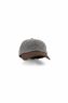 Walker and Hawkes Brungton Harris Tweed Baseball Cap met Suède Leren Klep