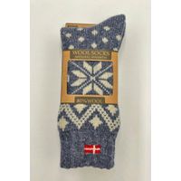 Noorse Sokken Wol IJsster Denim