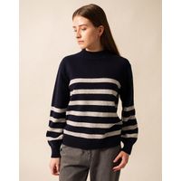 Saint James Wollen Coltrui Lugano navy/grijs