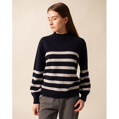 Foto van Saint James Wollen Coltrui Lugano navy/grijs