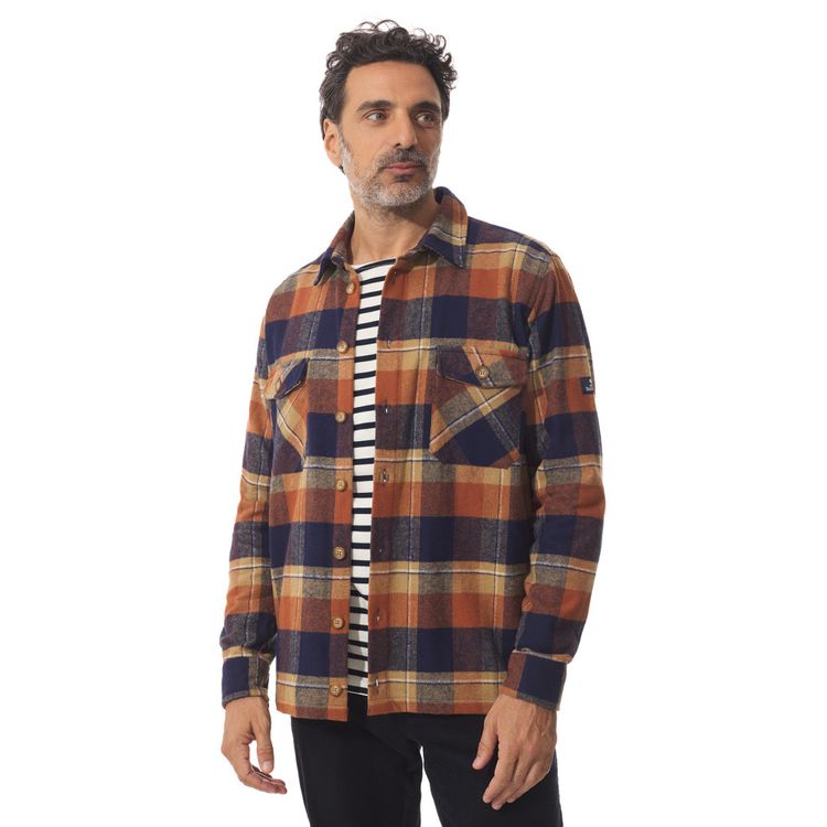 Mousqueton Houthakkers overshirt bruin