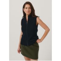 Merinomink Mattison Mouwloos Vest Possum, Merino & Zijde