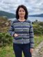 Emerald Grano Vest - Authentiek Fair Isle Wollen Vest voor Dames Lichtblauw
