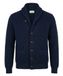 William Lockie Windsor Vest – 100% Lamswol met Sjaalkraag Navy 