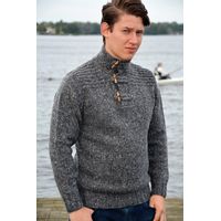 Fisherman out of Ireland houtje touwtje kraag Grey Stone