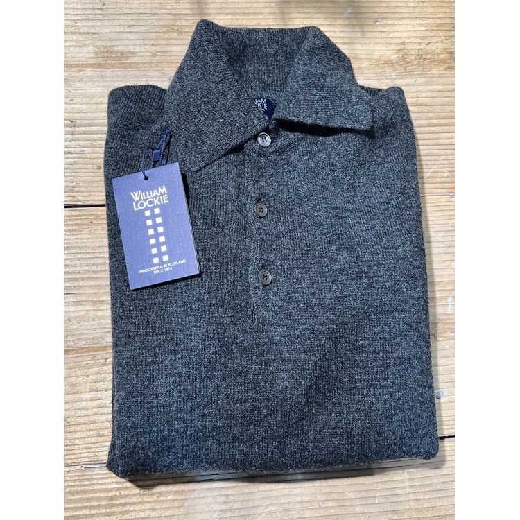 William Lockie Wollen Polotrui Charcoal William Lockie Wollen Polotrui Charcoal