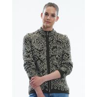 Dale of Norway Kviteseid Groen Dames vest