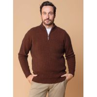 Noble Wilde Sefton Half Zip Possum, Merino & Zijde