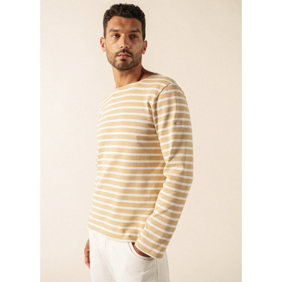 Saint James Méridien Breton shirt- Toile/Neige Foto van Saint James Méridien Breton shirt- Toile/Neige