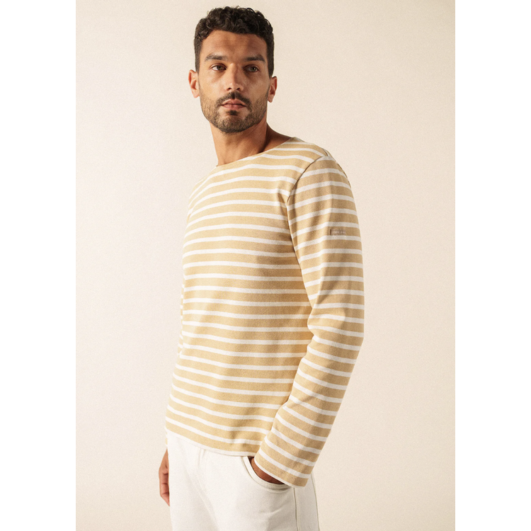 Saint James Méridien Breton shirt- Toile/Neige Saint James Méridien Breton shirt- Toile/Neige