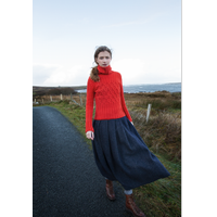 Fisherman out of Ireland Criss Cross kabel coltrui rood