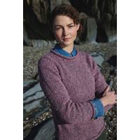 Fisherman out of Ireland Roll Neck Damestrui Dark Mauve