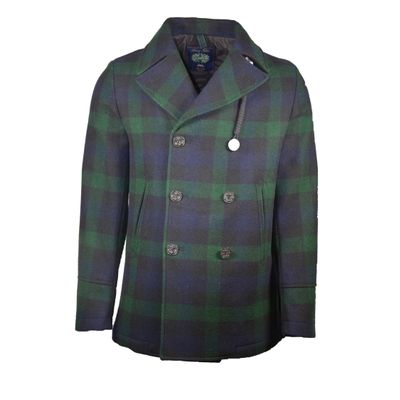 Foto van Camplin Island Peacoat Black Watch - 100% Wol Moon Weverij